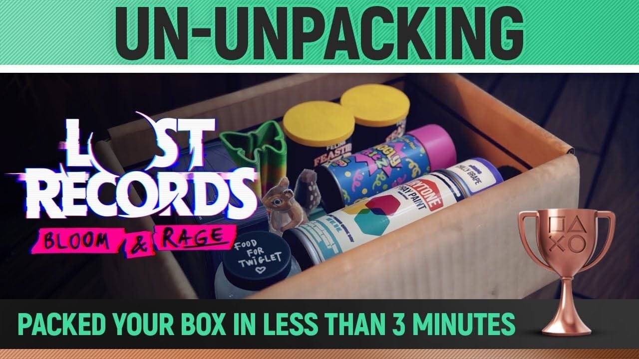 Lost Records: Bloom & Rage - Un-Packing 🏆 Trophy / Achievement Guide (T2/S3)