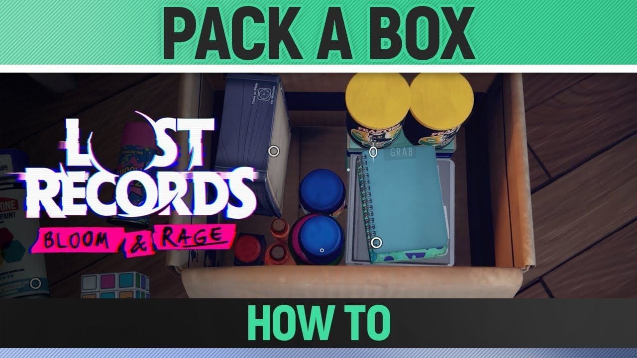 Lost Records: Bloom & Rage - Pack a box - How to