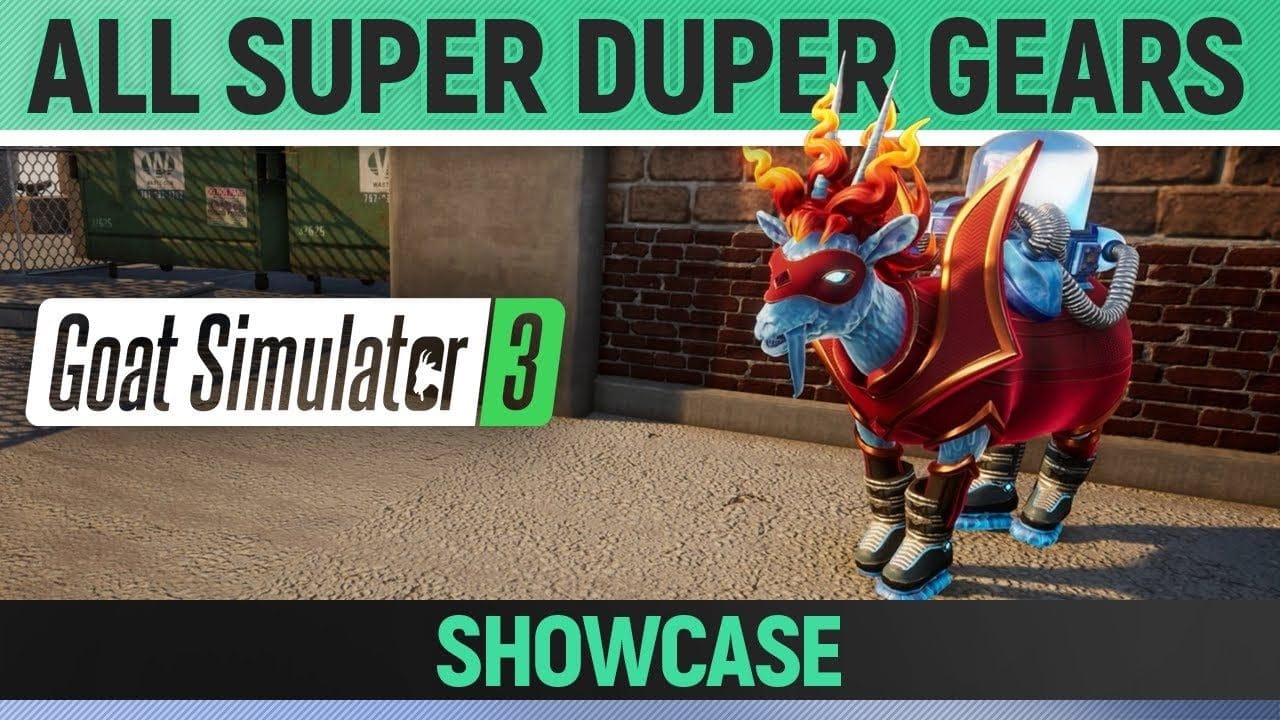 Goat Simulator 3: Super Duper Pack - All New Gears - Showcase + New Abilities