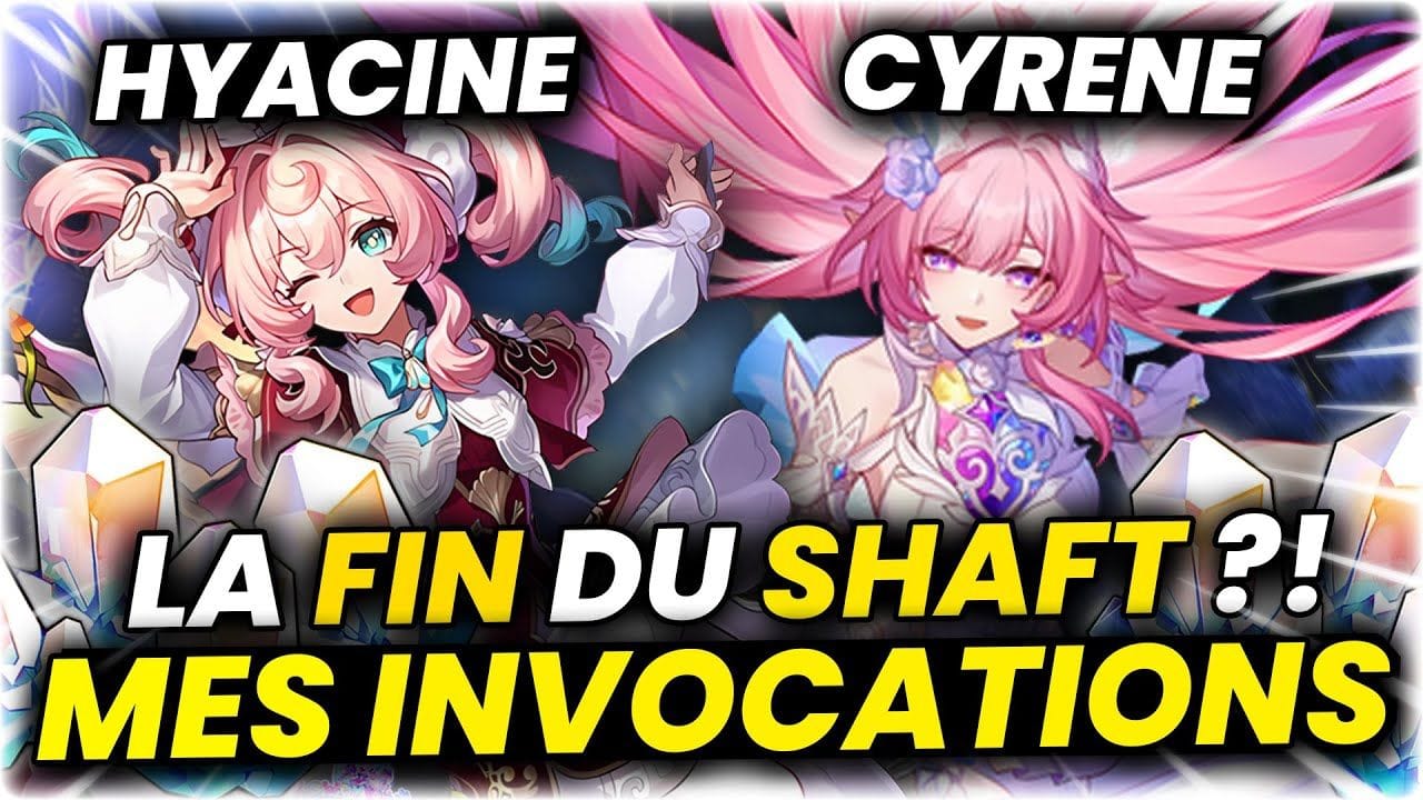 LA FIN DES SHAFTS SUR MON COMPTE ?? Invocations CYRENE ET HYACINE - Honkai Star Rail