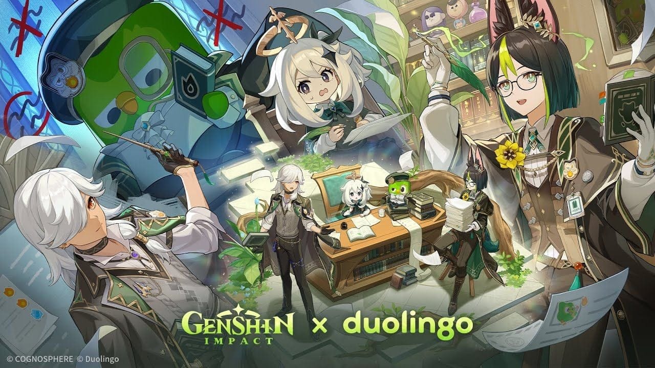 Genshin Impact × Duolingo Collaboration Teaser: Paimon's Crash Course Adventure! #GenshinxDuolingo