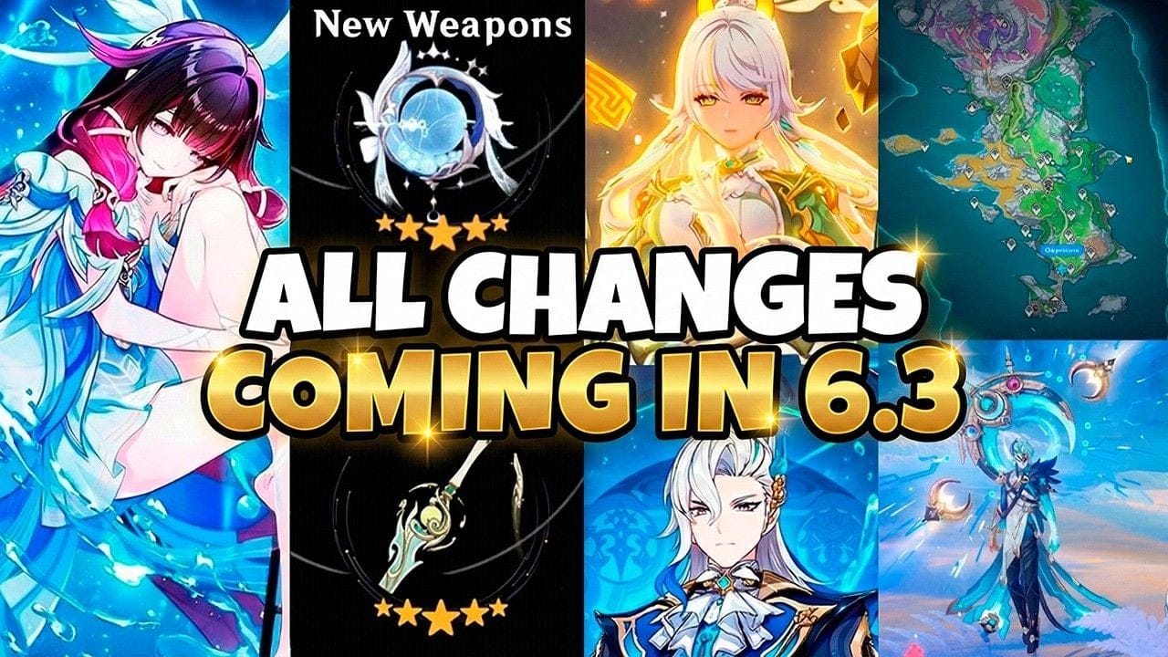 NEW! EVERYTHING WE KNOW ABOUT 6.3, BANNERS, COLUMBINA KIT, ZIBAI, 100+ PULLS & MAP - Genshin Impact