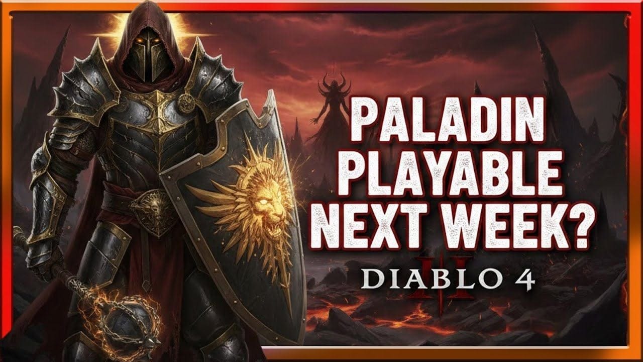 Paladin Coming out next week? Diablo 4 BIG REVEAL SOON... or is it the AMAZON? PET? Lets talk...