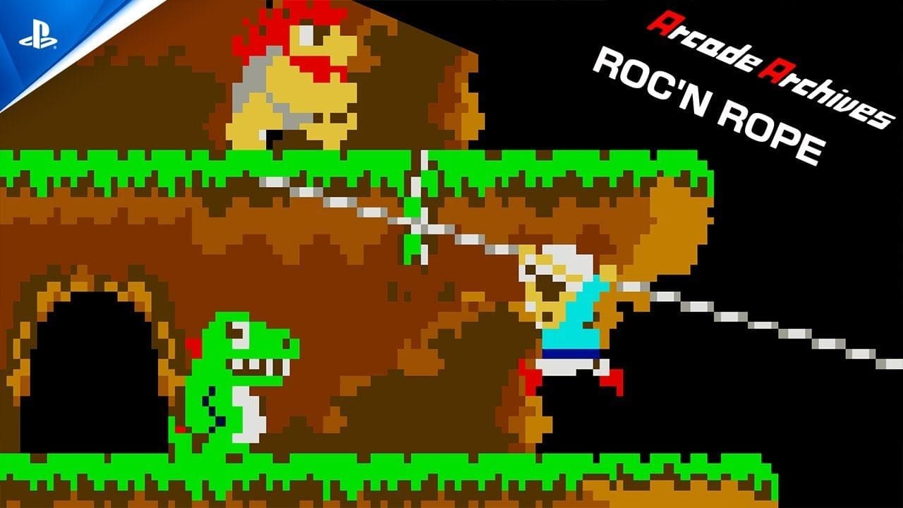 Arcade Archives 2 Roc'n Rope - Out Now | PS5 & PS4 Games