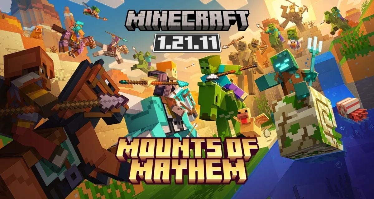 Minecraft a reçu sa nouvelle mise à jour « Montures en pagaille » - IG News