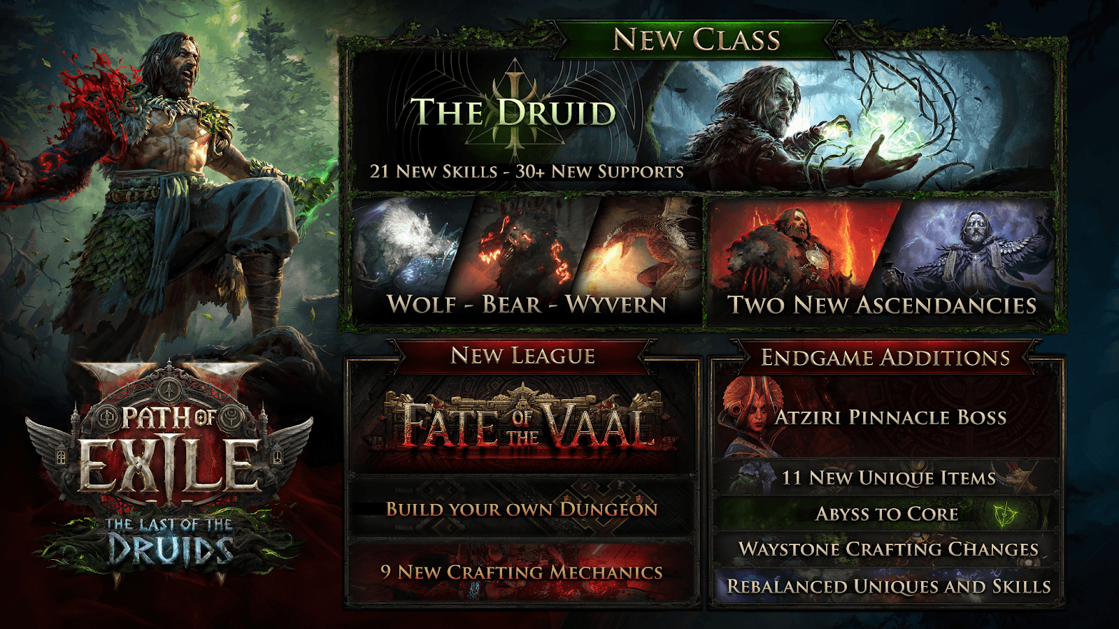 Path of Exile 2 : The Last of the Druids arrive avec une nouvelle classe et la ligue “Fate of the Vaal” sur PlayStation 5
