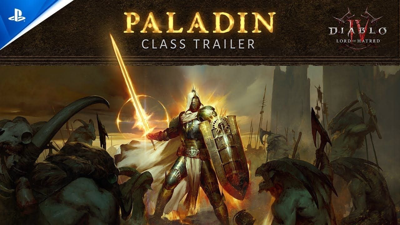 Diablo IV: Lord of Hatred - Paladin Class Trailer | PS5 & PS4 Games