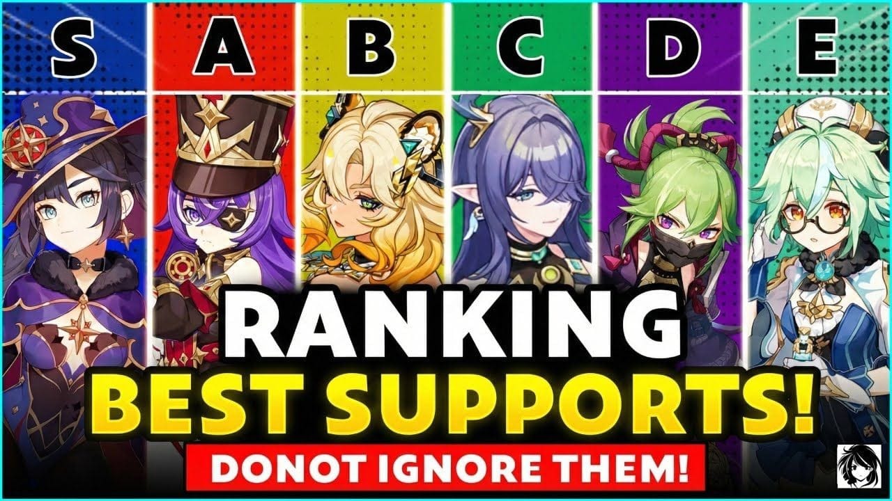 Best Supports to Build in 2026 – Full Tier List for Every Element | Genshin Impact