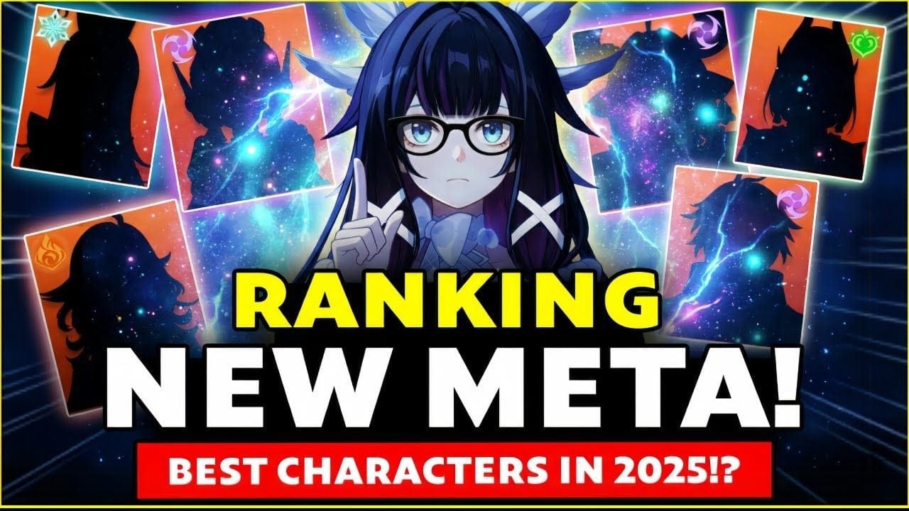 BEST Characters in 2025 META! – Full DPS & Support Tier List | Genshin Impact