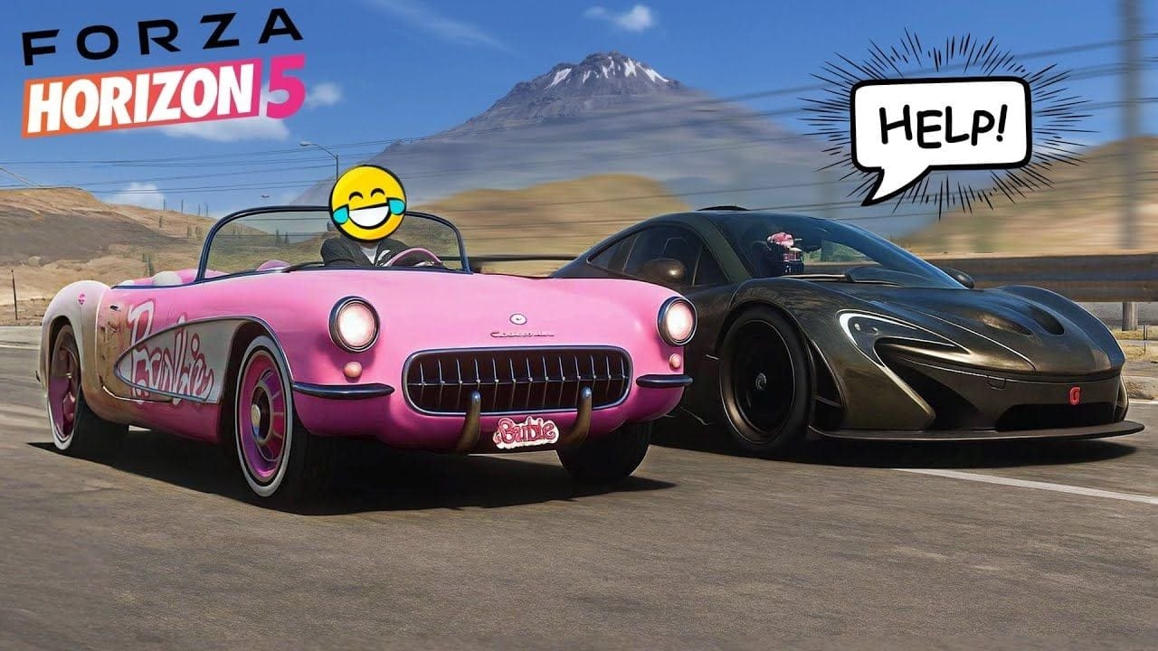 FORZA HORIZON 5 - Je TRAUMATISE les gens en ONLINE avec cette voiture RIDICULE ! (secret)