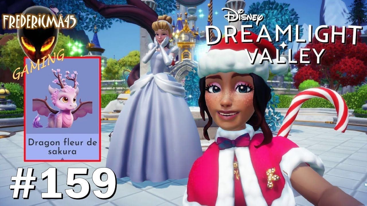 Disney Dreamlight Valley : CENDRILLON Comment la débloquer &  Cadeau DRAGON Fleur de Sakura #159
