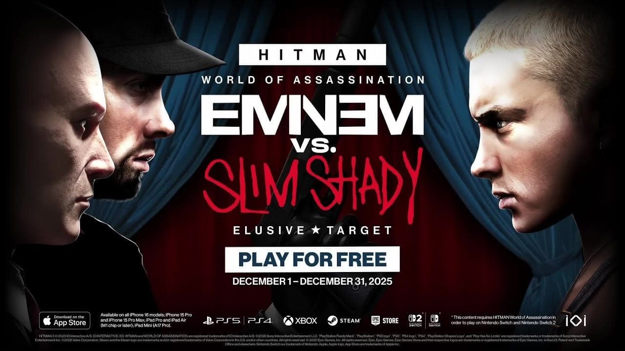 Eminem vs  Slim Shady Cible Fugitive Trailer - HITMAN World of Assassination