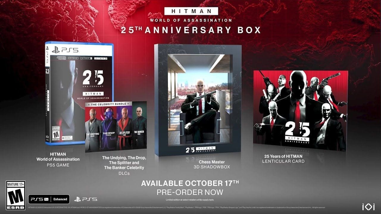 HITMAN World of Assassination Coffret édition 25e Anniversaire