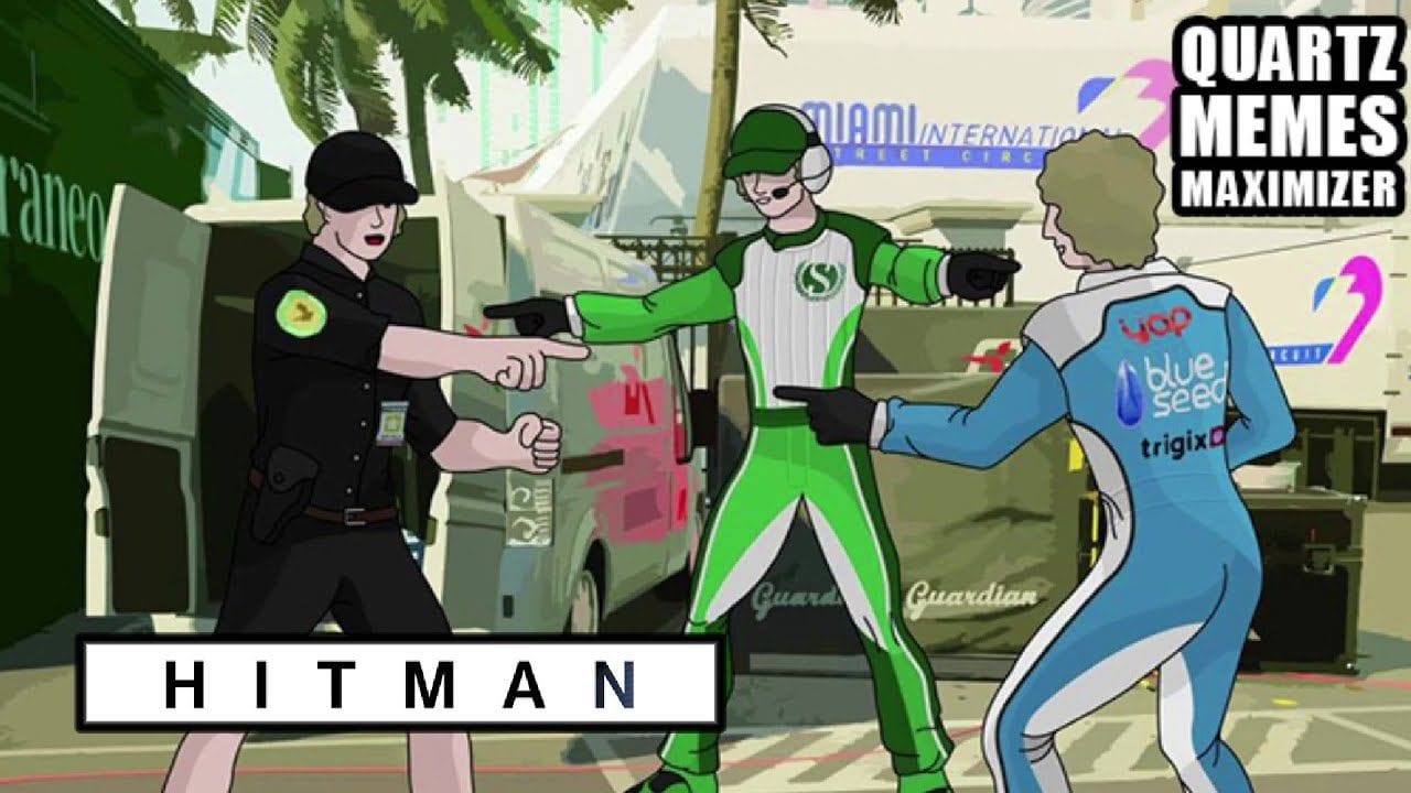 TRIPLE IDENTITY Assassin Silencieux HITMAN Contrat à la une QUARTZ MEMES MAXIMIZER