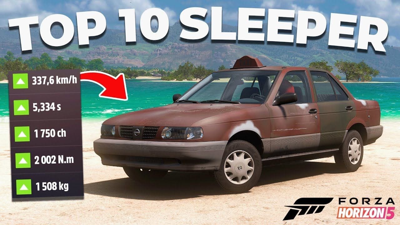 FORZA HORIZON 5 : TOP 10 des MEILLEURS SLEEPERS sur FH5 ! 🔥😮