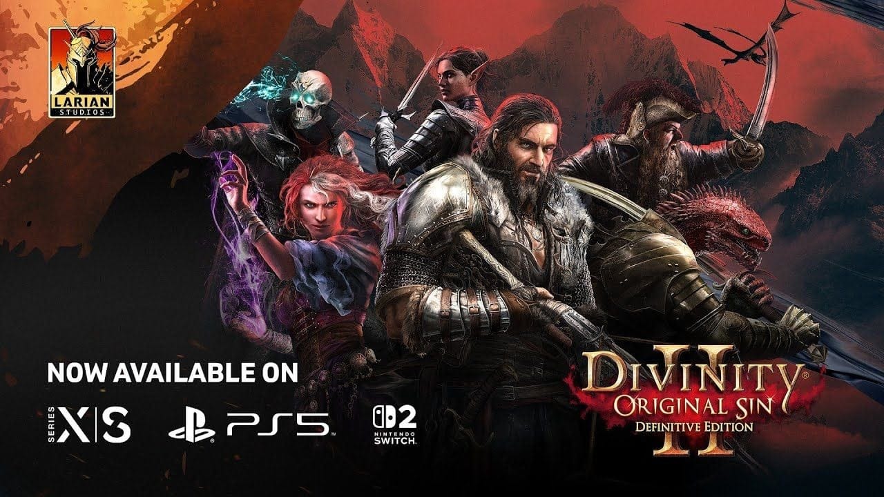Des versions PS5, Xbox Series et Switch 2 de Divinity: Original Sin 2 sont maintenant disponibles