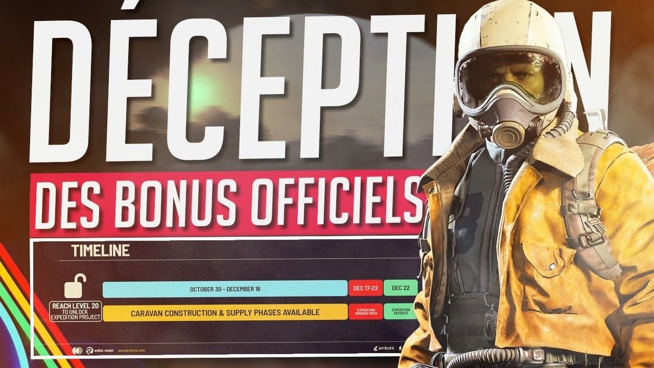 ARC Raiders NEWS : les joueurs déçus des BONUS… et l’Expédition change de date