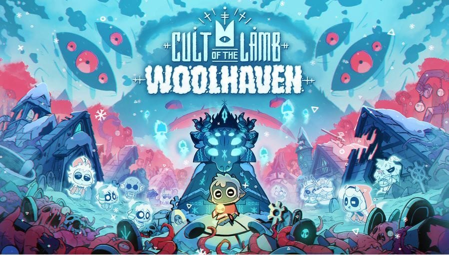 GEEKNPLAY - Cult of the Lamb - L’extension hivernale Woolhaven arrive le 22 janvier 2026