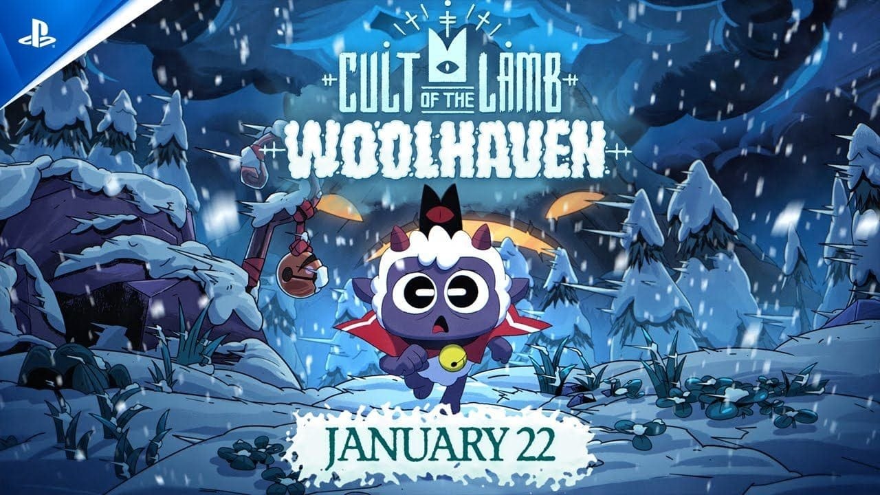 Cult of the Lamb - Woolhaven Release Date Trailer | PS5 & PS4 Games