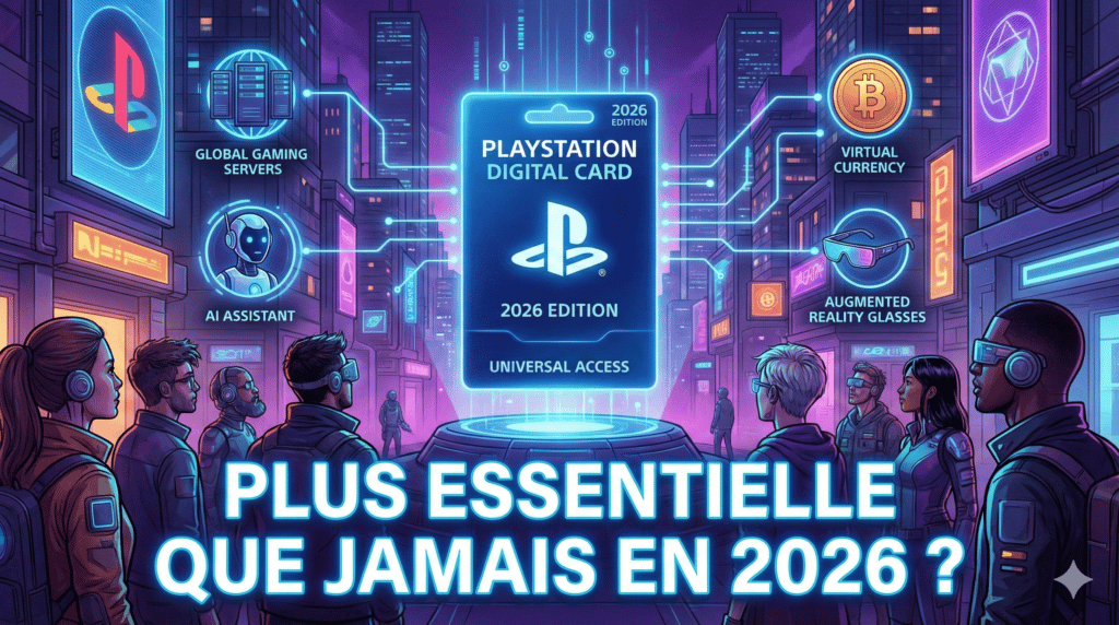 Carte PlayStation numérique : plus essentielle que jamais en 2026 ? | Otakugame.fr