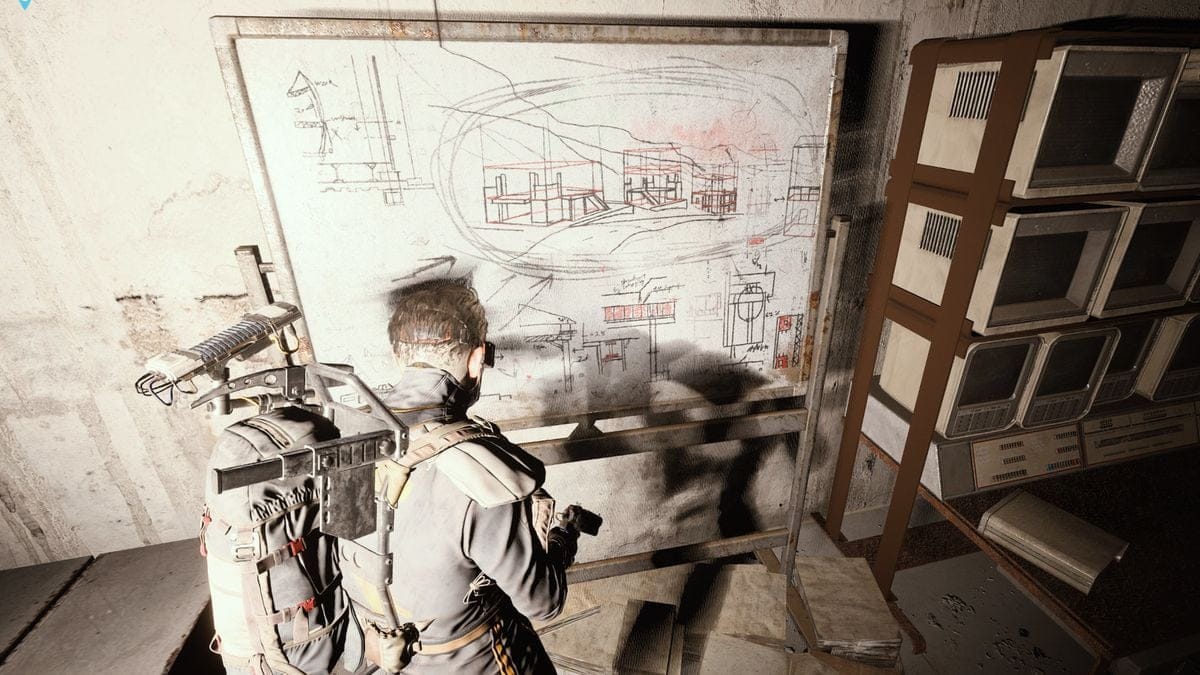 Révolutionnaire Arc Raiders : Position de la pièce verrouillée et des bâtiments du tableau blanc