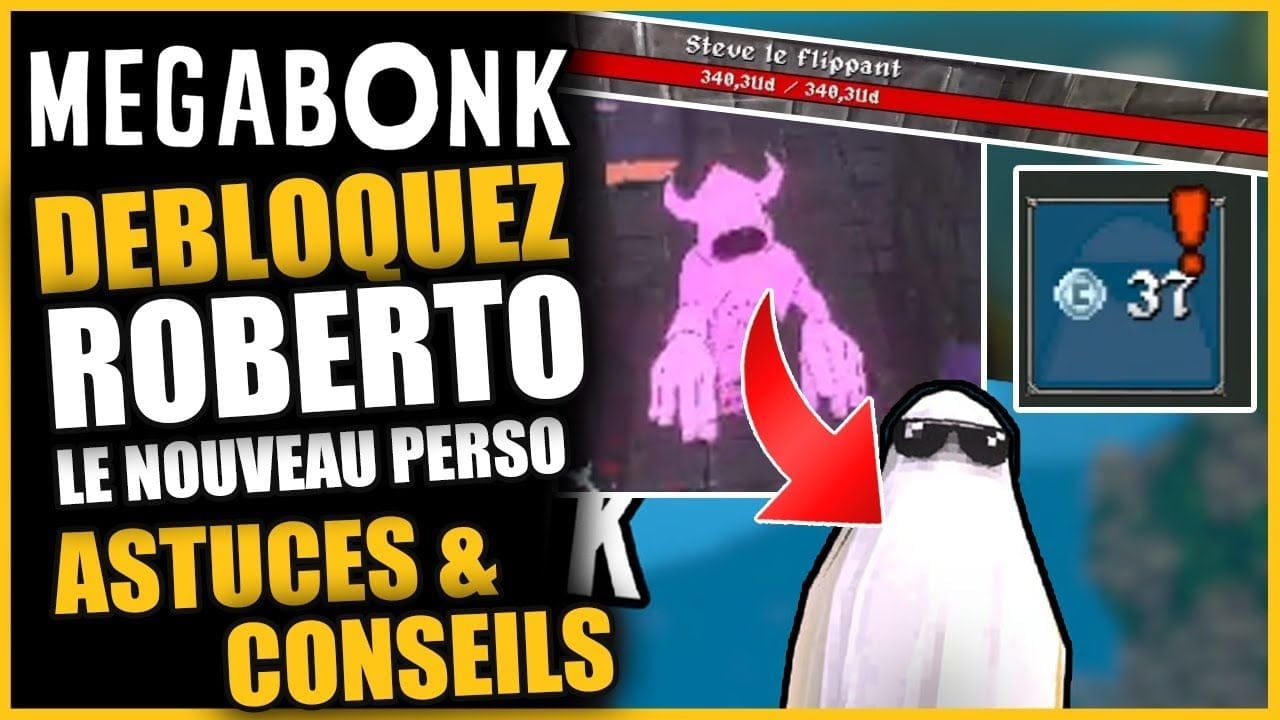 DÉBLOQUER LE NOUVEAU PERSO: ROBERTO (TUER STEVE LE FLIPPANT) sur MEGABONK FR
