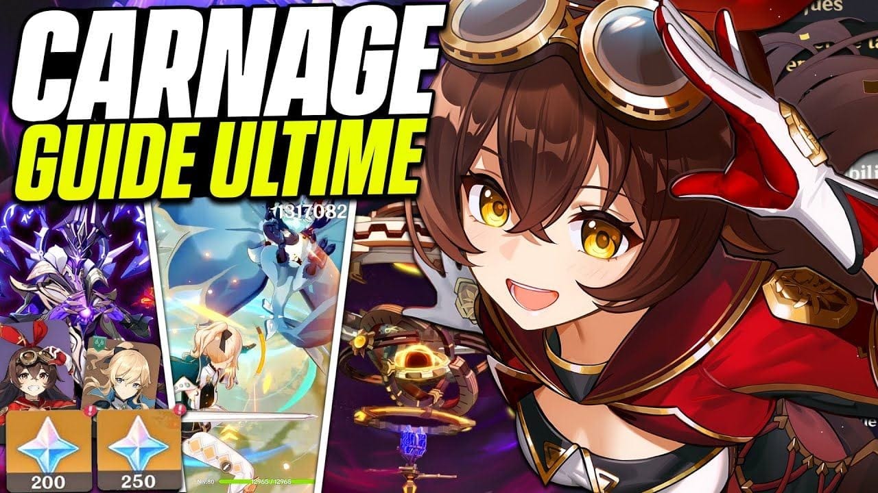 UNE TECHNIQUE ABUSÉE ! Guide Carnage – Teams F2P et Showcase Difficulté 5 & 6 | Genshin Impact 6.2