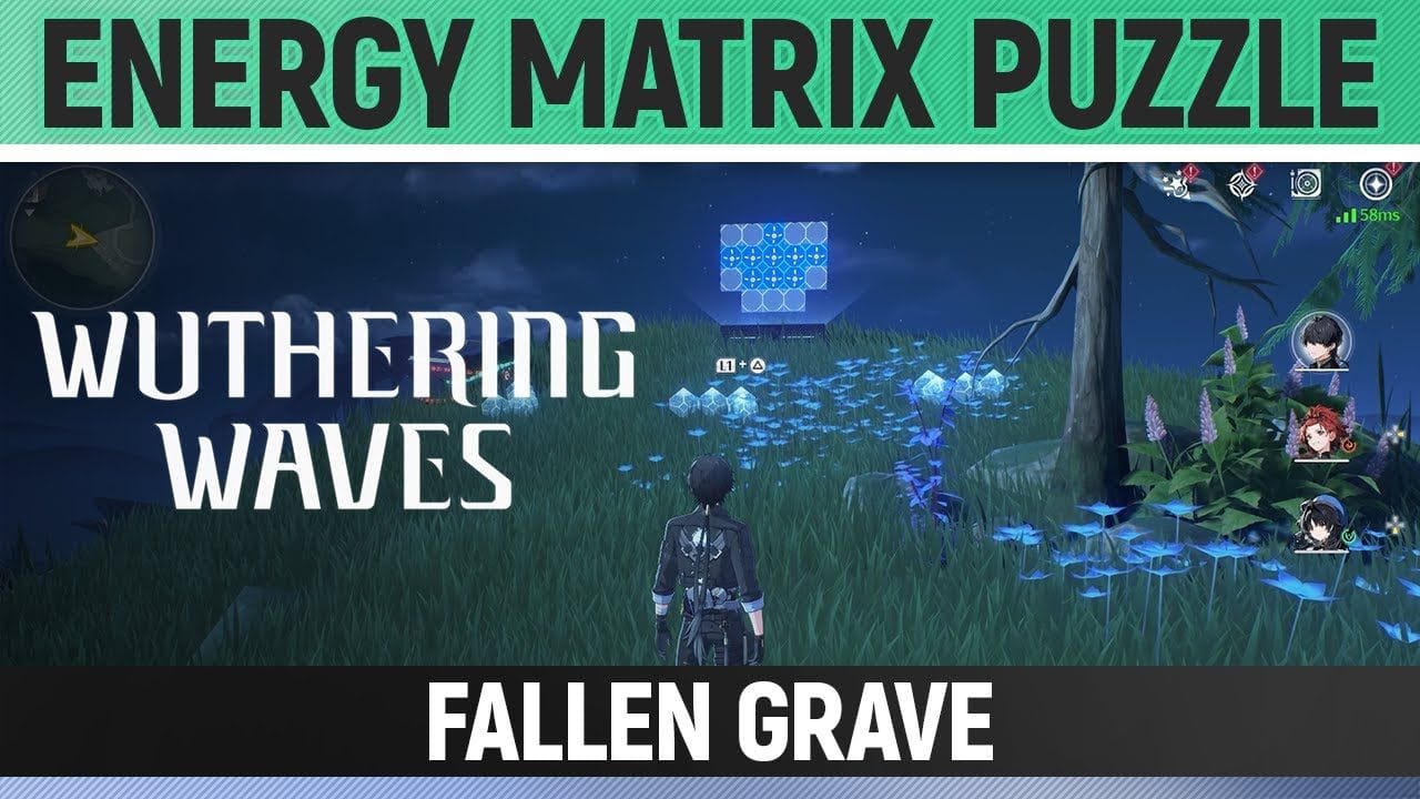 Wuthering Waves - Energy Matrix Puzzle - Fallen Grave