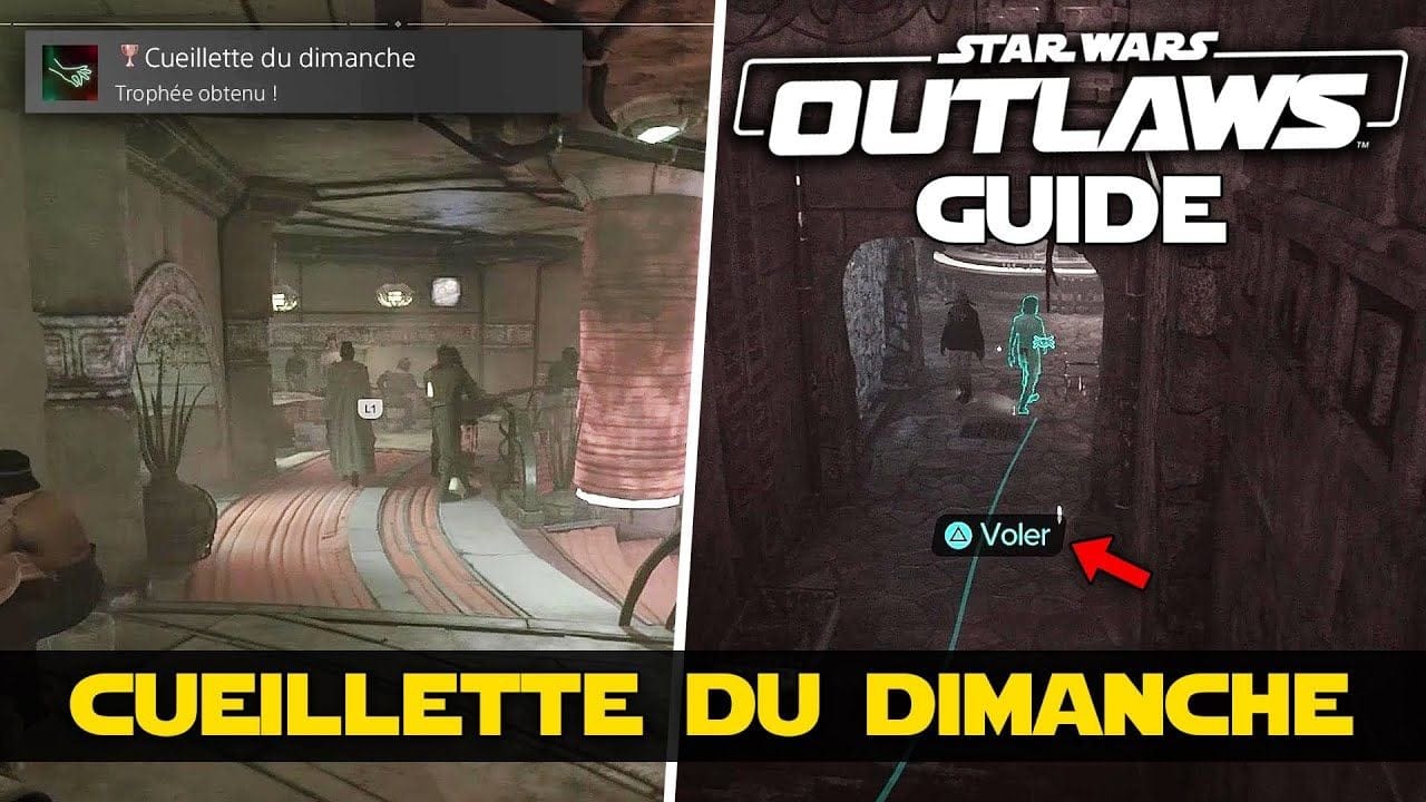 Star Wars Outlaws : Cueillette du Dimanche (GUIDE 🏆) Voler un client dans chaque Cantina