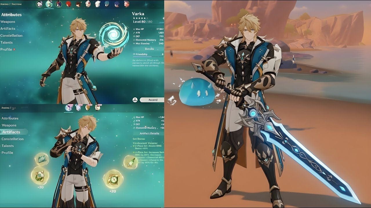 UPCOMING VARKA GAMEPLAY  GOING TO BE POWERFUL? | GENSHIN IMPACT