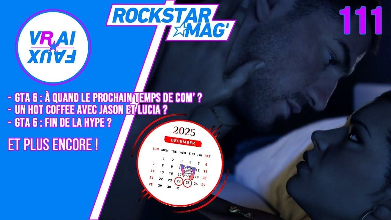 VRAI OU FAUX ? GTA 6 : FIN DE HYPE ? DES IMAGES À NOËL ? UN HOT COFFEE AVEC JASON ET LUCIA ?