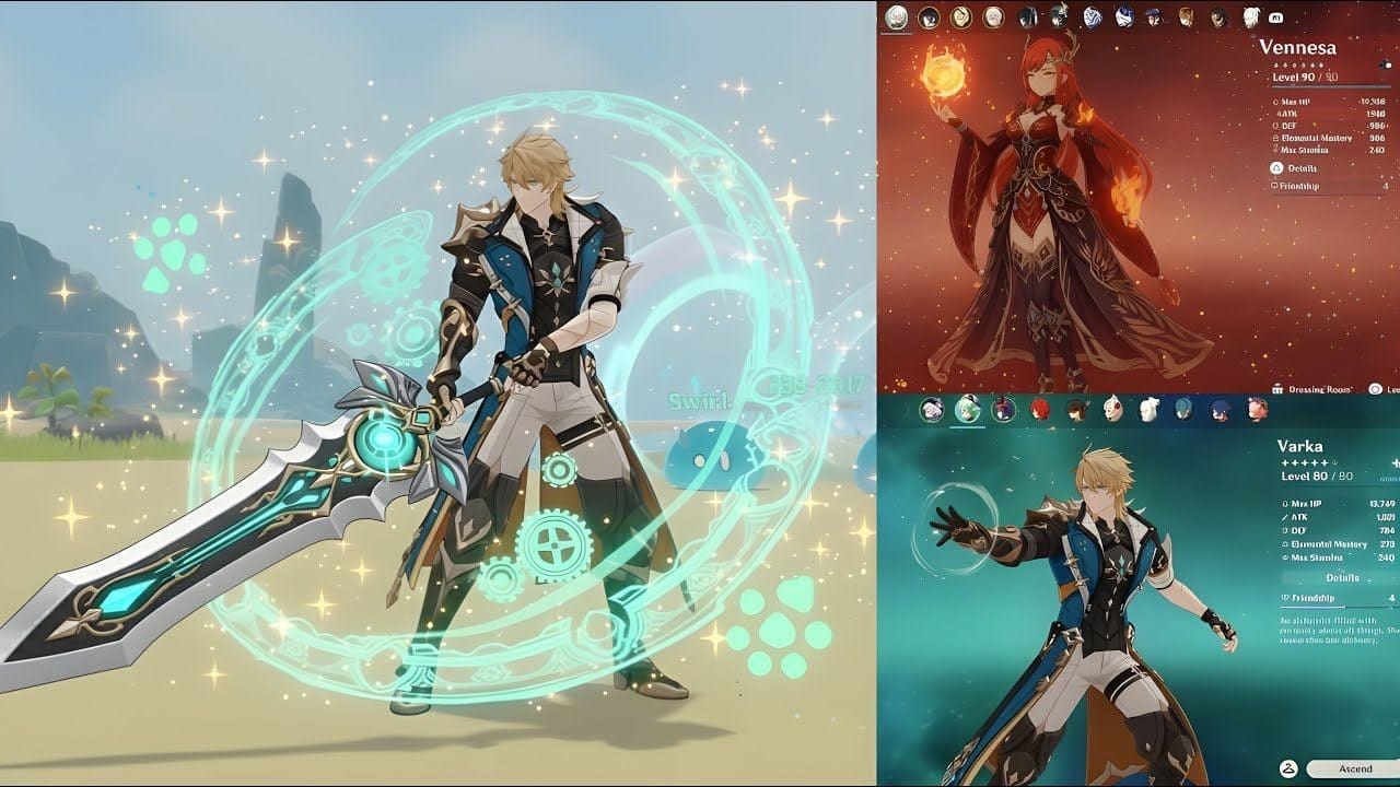 VENNESSA NEW CHARACTER & VARKA GAMEPLAY BUFF UPDATES! | GENSHIN IMPACT