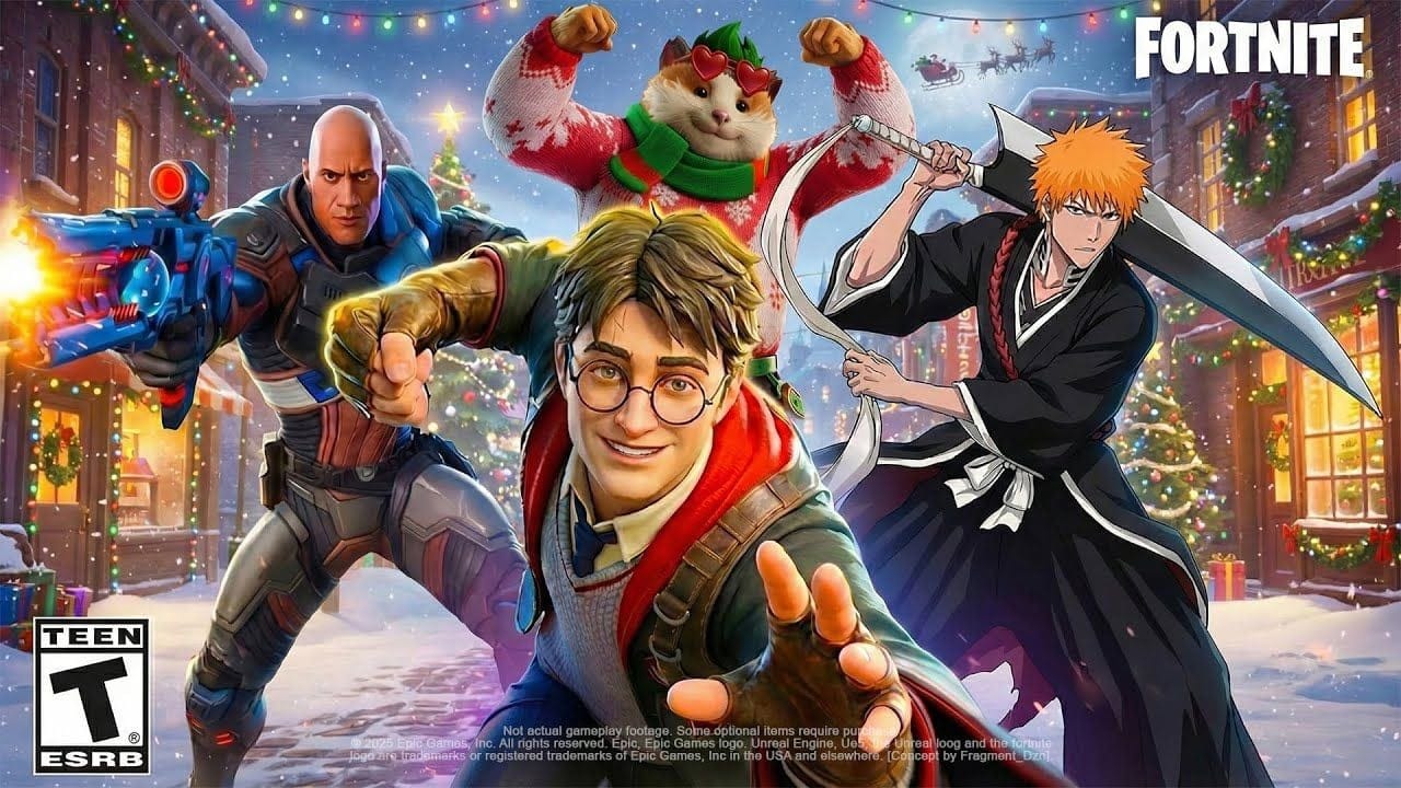 La mise à jour WINTERFEST 2025 de Fortnite est arrivée !