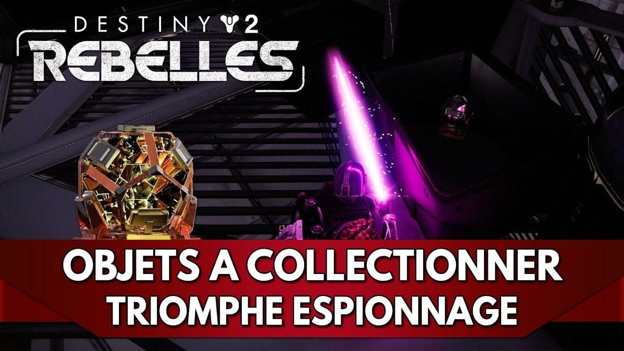 Destiny 2 FR : Triomphe Espionnage - Objets à Collectionner Donjon Equilibre