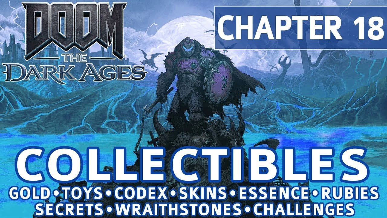 Doom The Dark Ages - Chapter 18: Belly of the Beast All Collectibles & Gold Locations - 100%