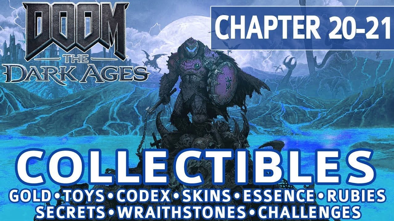 Doom The Dark Ages - Chapter 20 & 21: Resurrection All Collectibles & Gold Locations - 100%