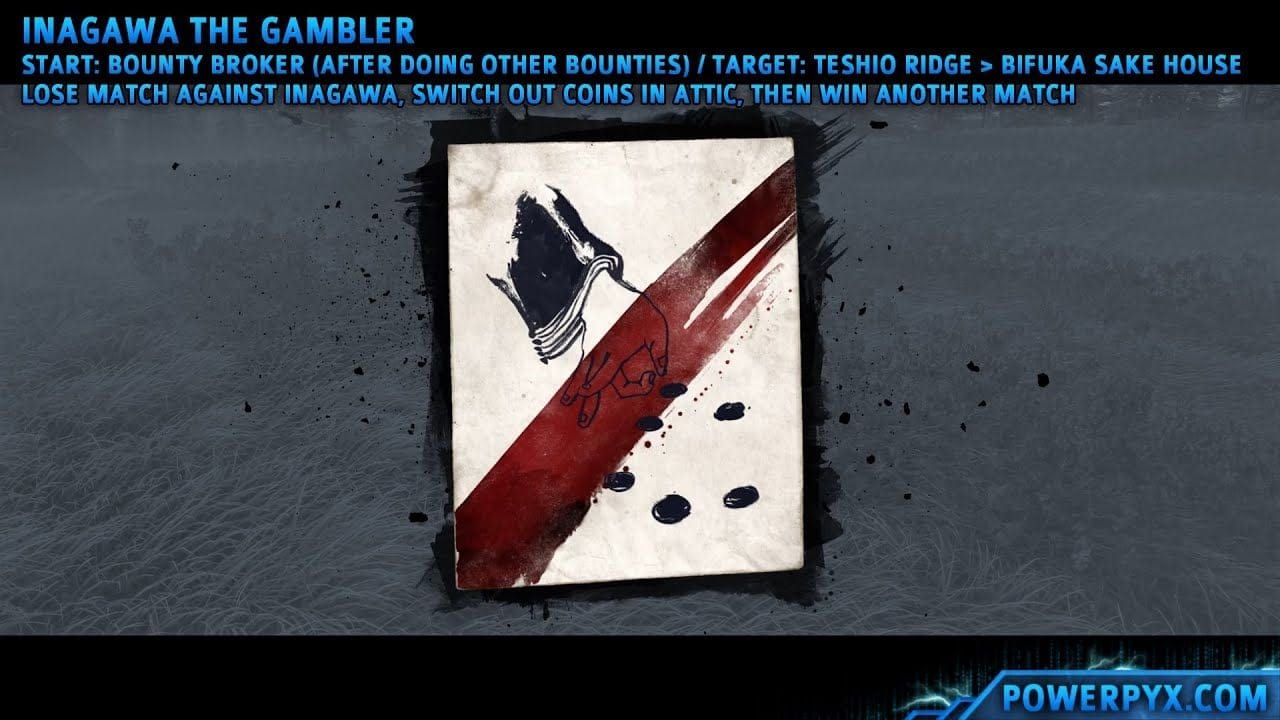 Ghost of Yotei - Inagawa the Gambler Bounty Location