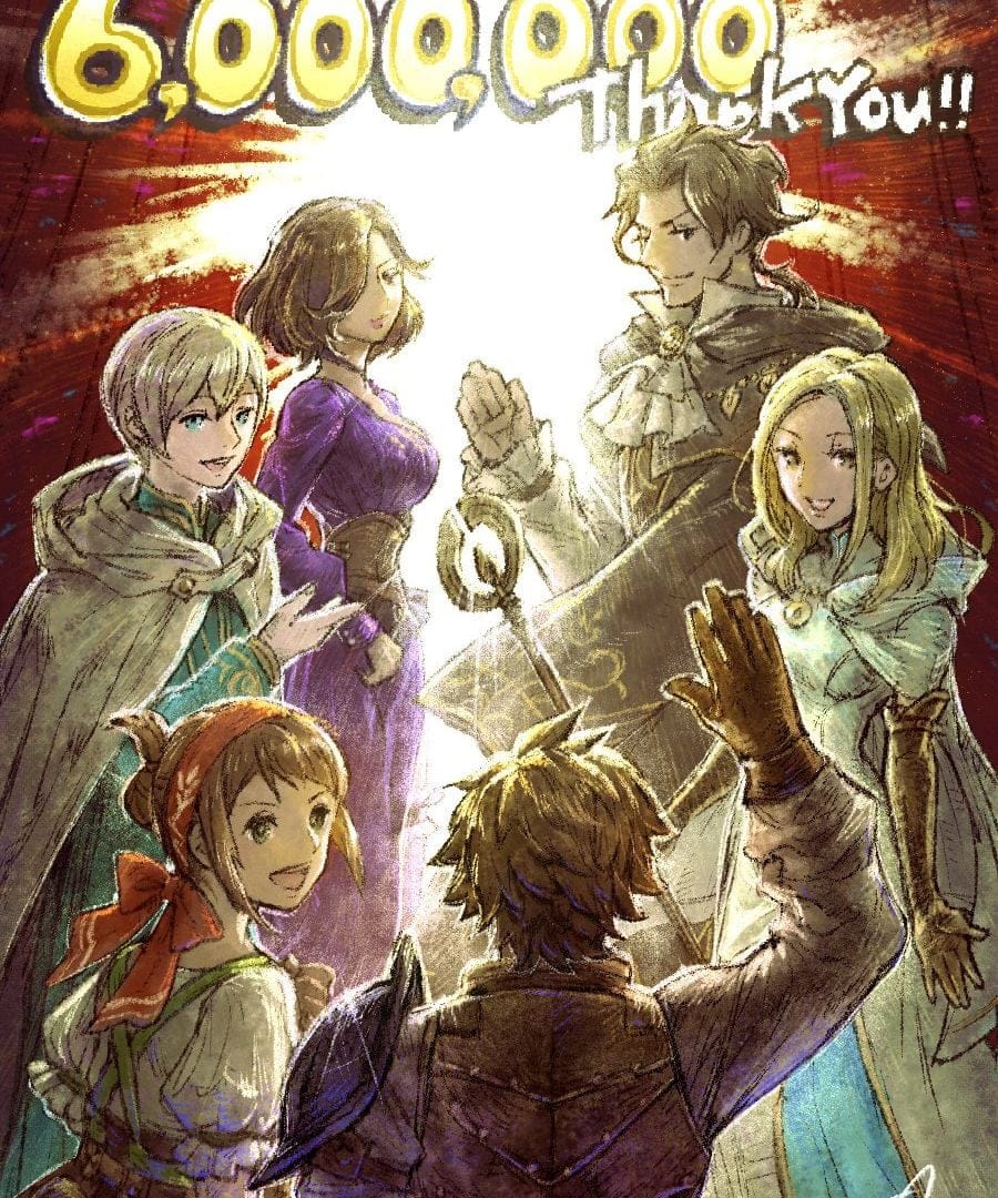 La série Octopath Traveler a désormais dépassé les 6 millions d'exemplaires vendus.