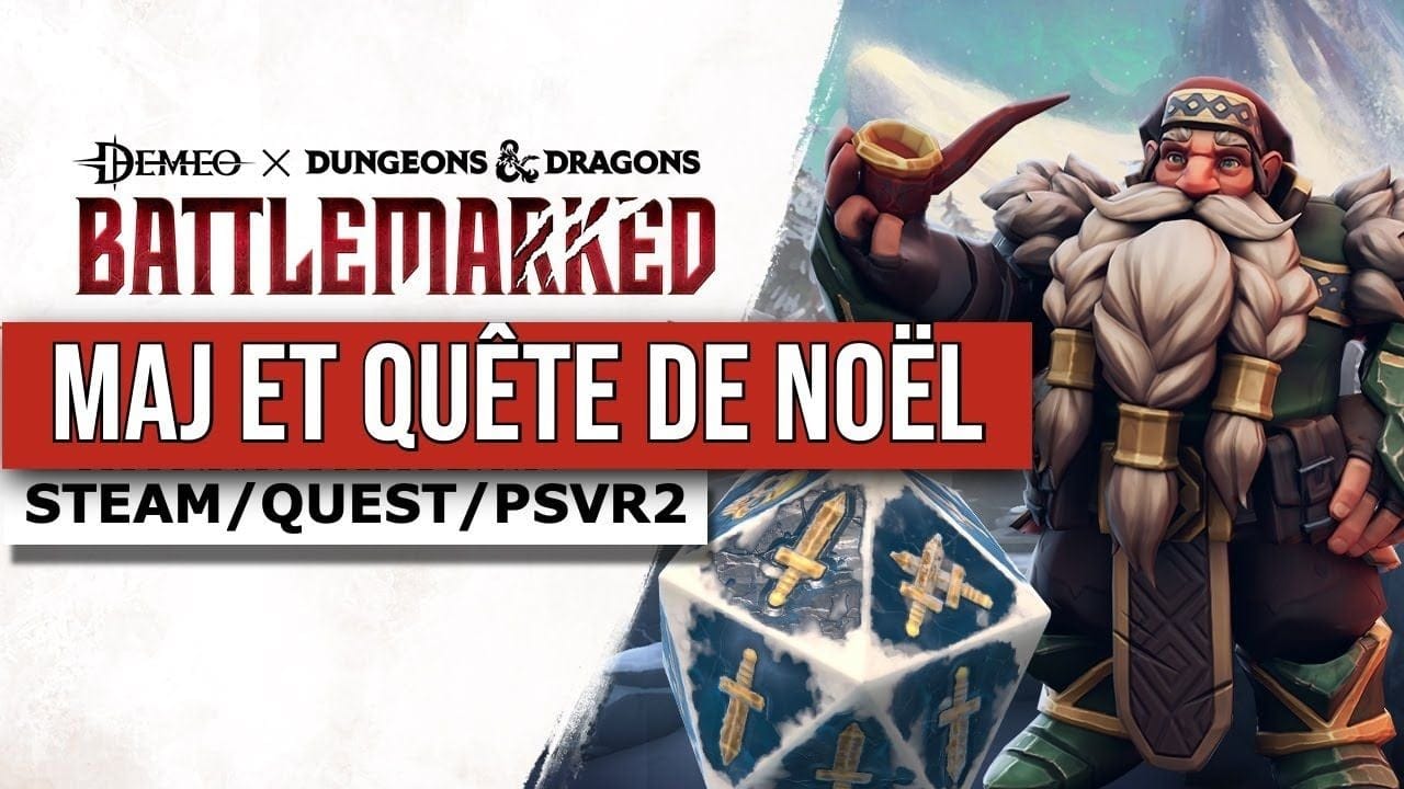MAJ et Quête de Noël pour Demeo x Dungeons & Dragons: Battlemarked 🎅
