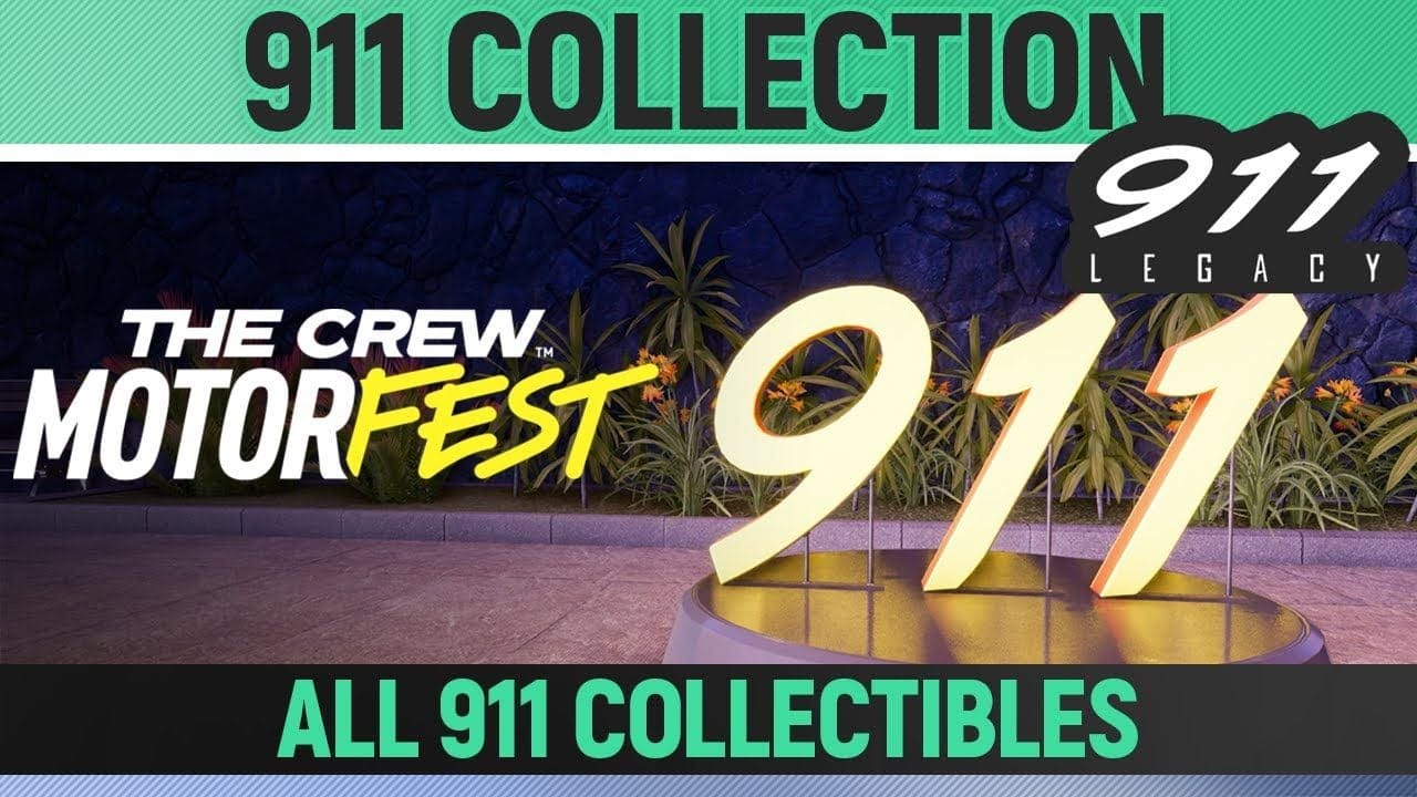 The Crew Motorfest - 911 Collection - All 911 Collectibles - 911 Legacy - Challenge