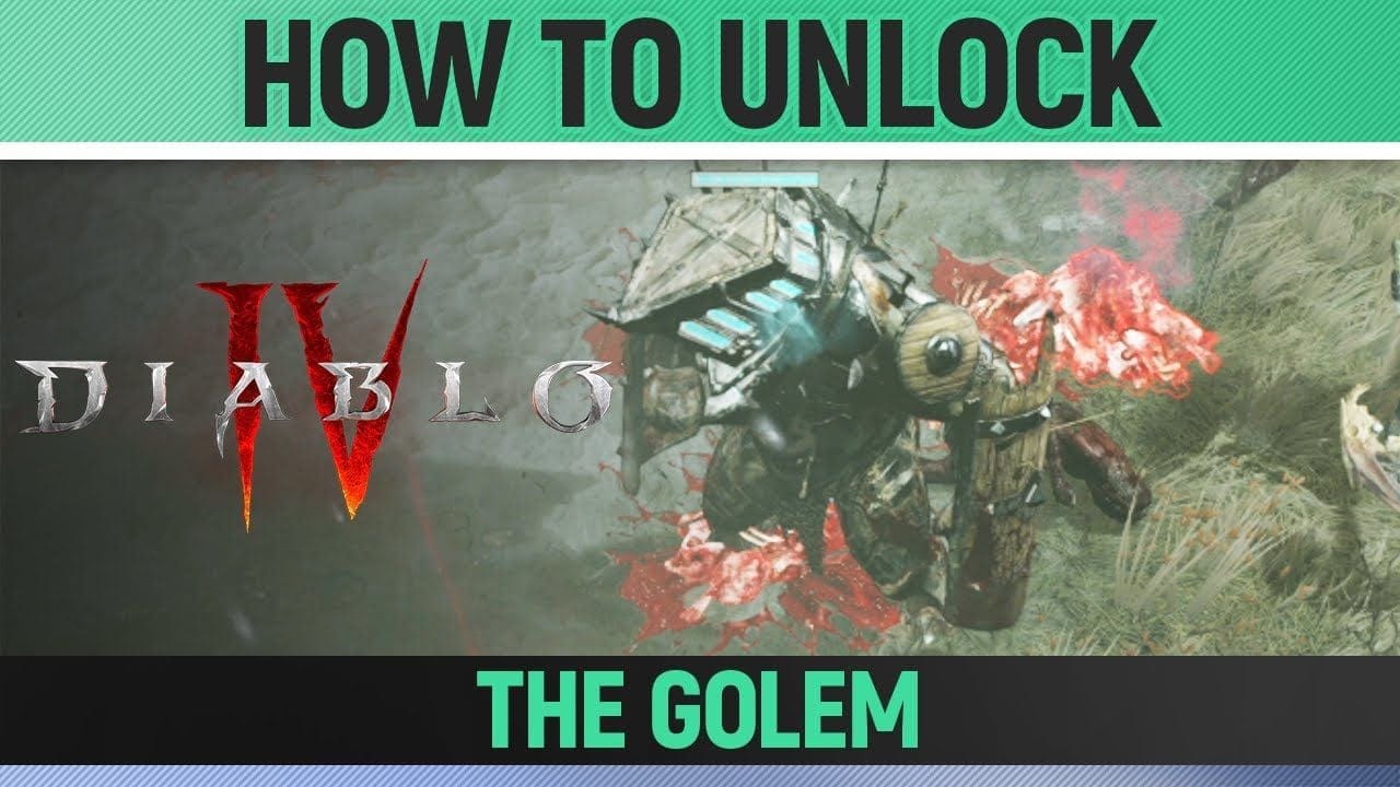 Diablo 4 - Necromancer: Call of the Underworld - Walkthrough (How to unlock the Golem)