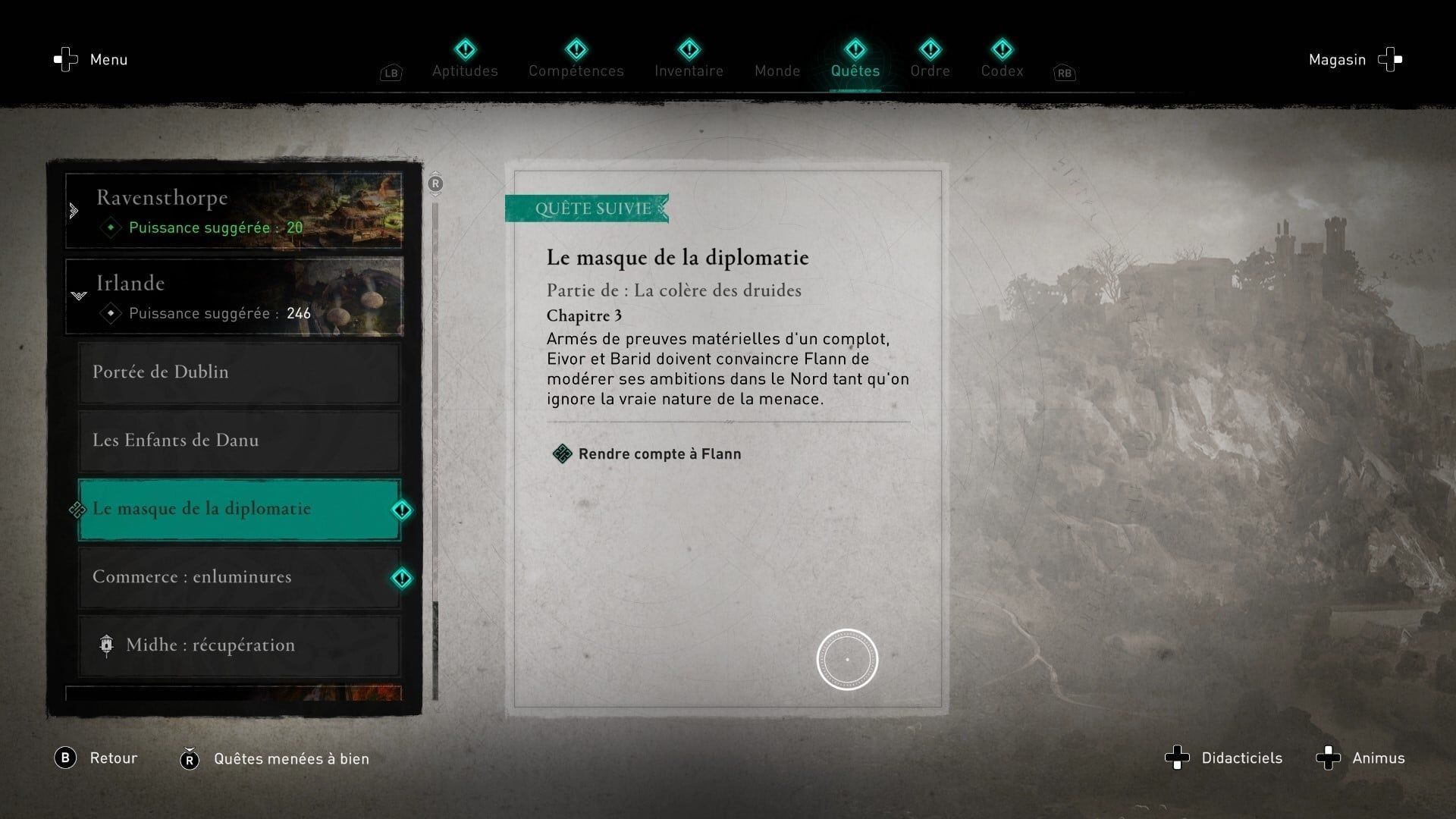 Le masque de la diplomatie | Soluce Assassin's Creed Valhalla