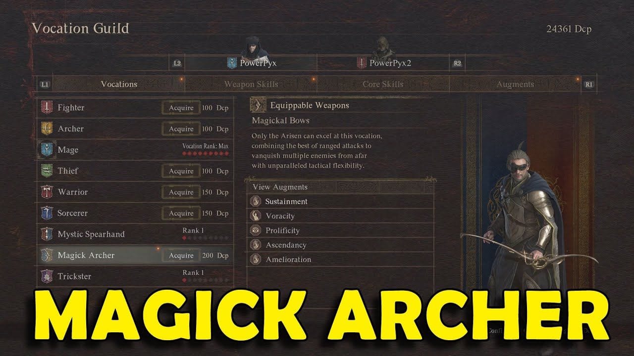 Dragon's Dogma 2 - How to Unlock Magick Archer Vocation (Arrows and Incantations Trophy Guide)