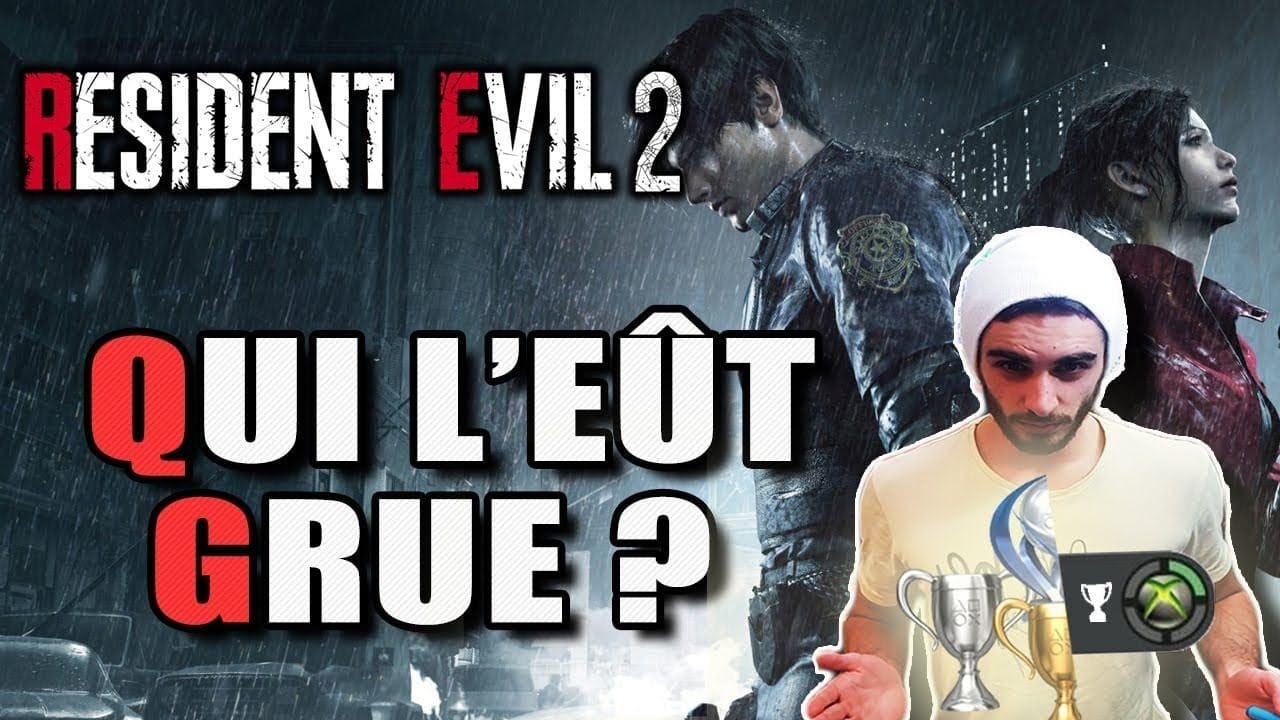 RESIDENT EVIL 2 - QUI L'EÛT GRUE ( Vaincre le Boss G avec la Grue ) GUIDE TROPHÉES / SUCCÈS