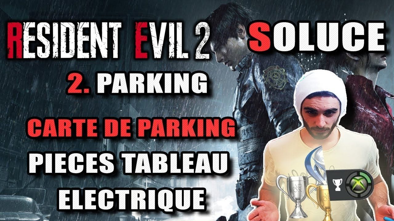 RESIDENT EVIL 2 - SOLUTION : 2 - Trouver Les Pièces Du Panneau Électrique (Parking)