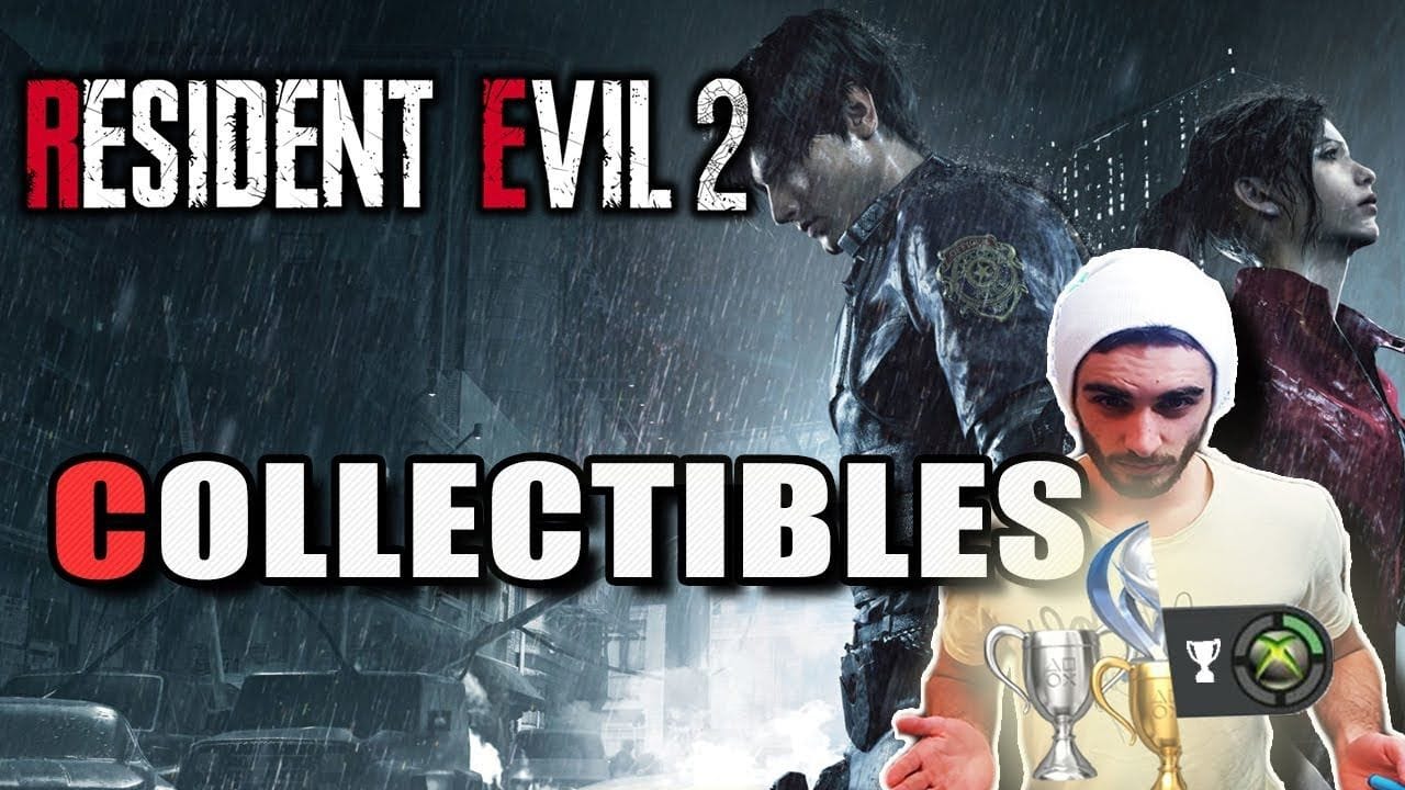RESIDENT EVIL 2 - EMPLACEMENT DE TOUS LES COLLECTIBLES (Fichier, Mr. Raccoon, Coffre, Cadenas)