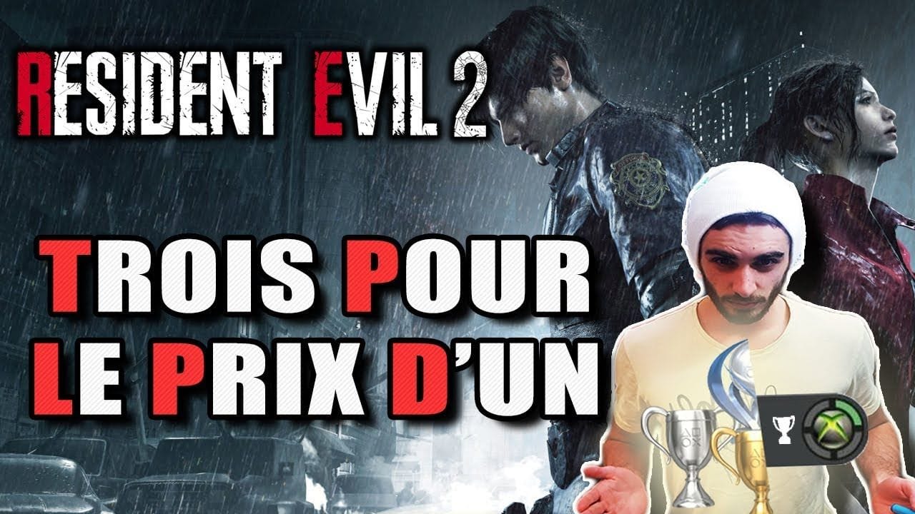 RESIDENT EVIL 2 - TROIS POUR LE PRIX D'UN ( 3 Ennemis Avec Une Arme Secondaire )