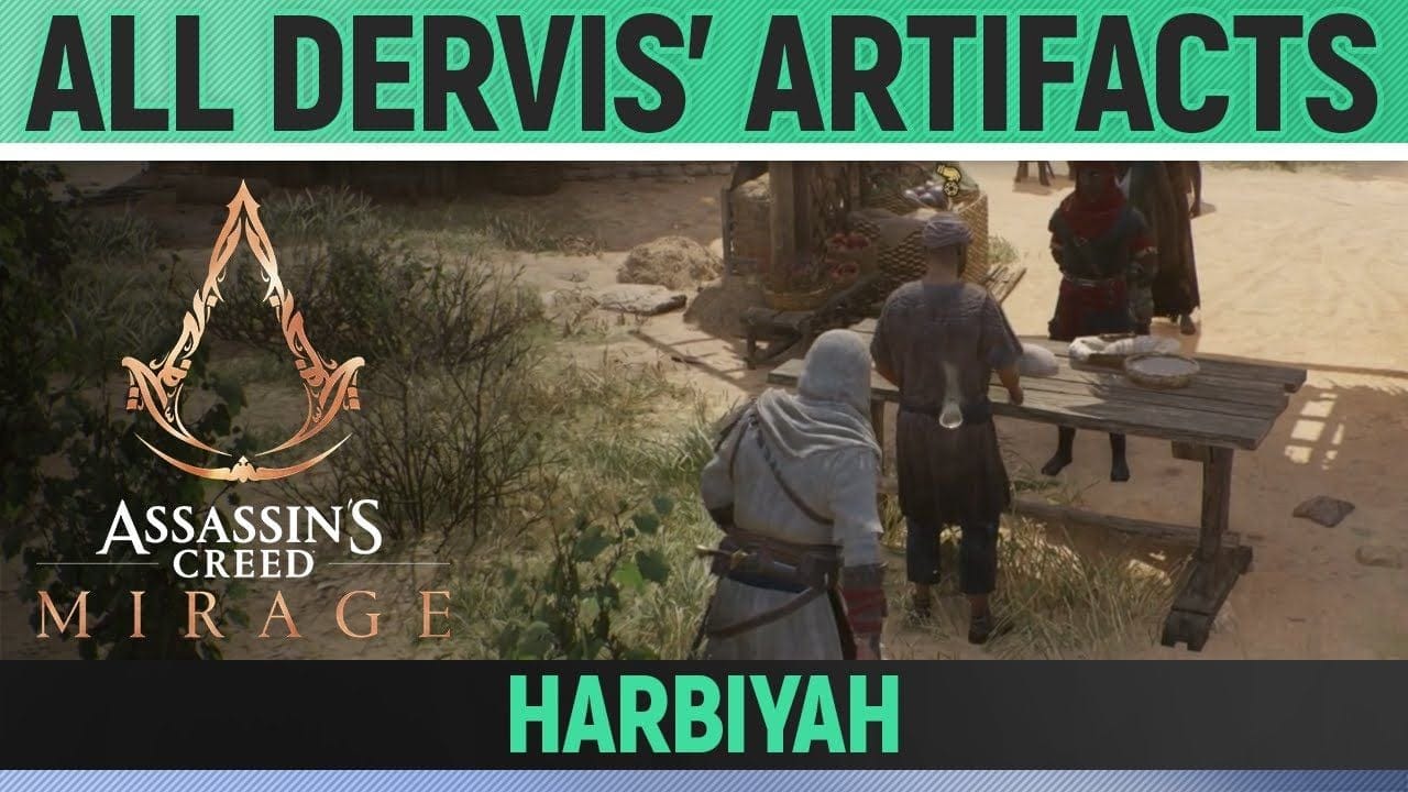 Assassin's Creed Mirage - Harbiyah - All Dervis' Artifacts