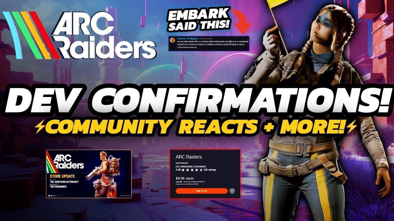 Arc Raiders - Embark Dev Comments | Future Plans + Server Updates
