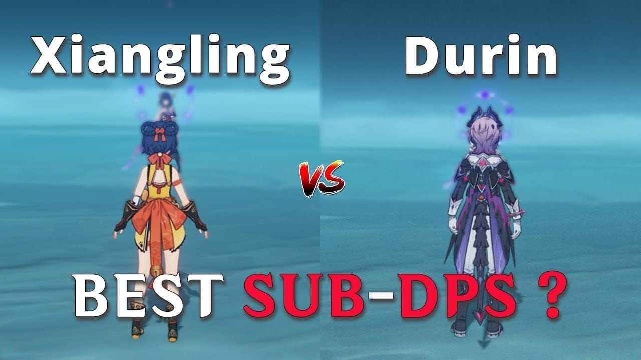 Durin vs Xiangling !! Who is the Best SUB-DPS ?? (Genshin Impact)